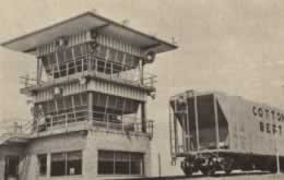 Tower at the crest of the Pine Bluff Gravity Yard