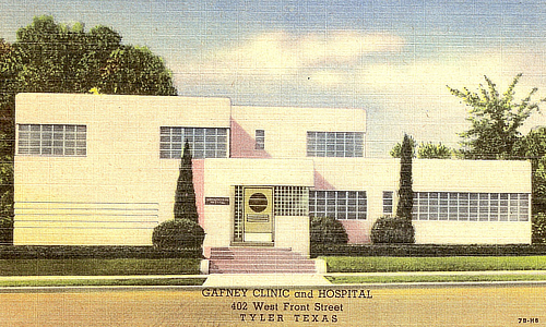 Gafney Clinic and Hospital, 402 West Front Street, Tyler, Texas 