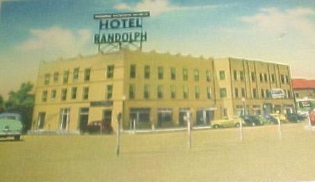 Historic postcard of the Hotel Randolph, Henderson, Texas Historic postcard of the Hotel Randolph, Henderson, Texas