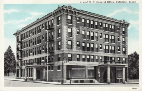 I. and G.N. General Office, Palestine, Texas I. and G.N. General Office, Palestine, Texas