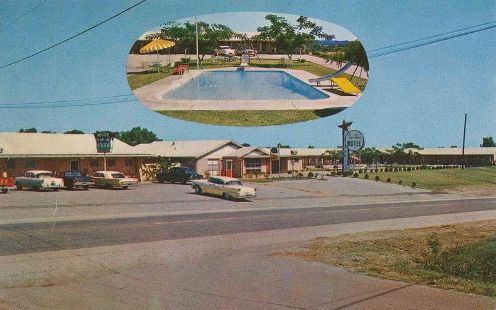 Historic postcard of Tex Ann Motel Palestine, Texas Historic postcard of Tex Ann Motel Palestine, Texas
