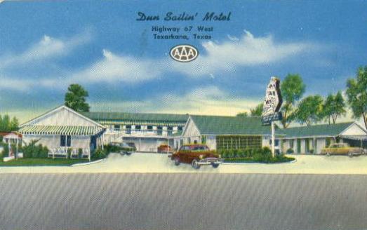 Dun Salini' Motel, Highway 67 West, Texarkana, Texas