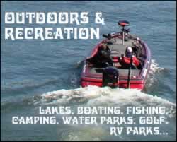 Tyler Outdoors, Recreation, Fishing, Camping, Golf, and RV Parks