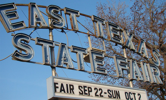 The East Texas State Fair in Tyler
