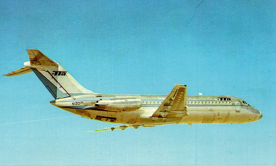 Trans Texas Airways McDonnell Douglas DC-9 in flight