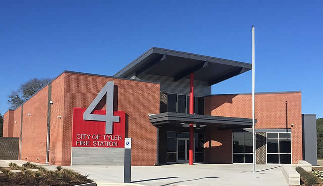 City of Tyler, Fire Station Number 4, off Cumberland Road ... opened in 2020