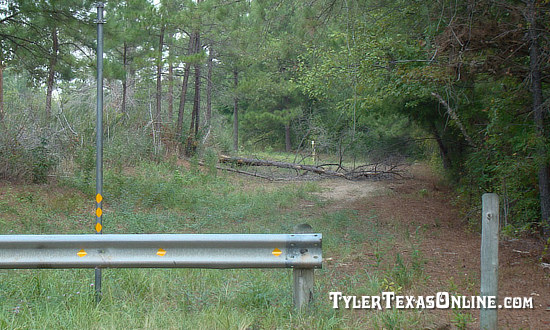 Typical railroad right-of-way condition prior to Legacy Trails construction 