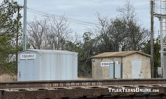 Lufkin Junction on the Union Pacific Railroad in Tyler, Texas, near the Tyler Rose Garden - CP CB549