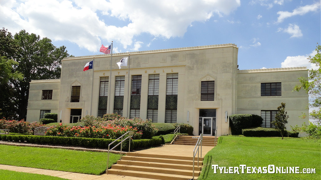 The Tyler City Hall, Downtown Tyler, Texas