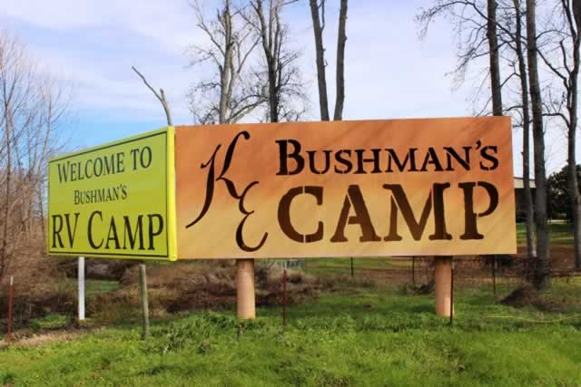 KE Bushman's RV Camp at Kiepersol in Bullard, Texas, on U.S. Highway 69