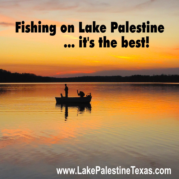 Fishing on Lake Palestine in East Texas ... it's the best!