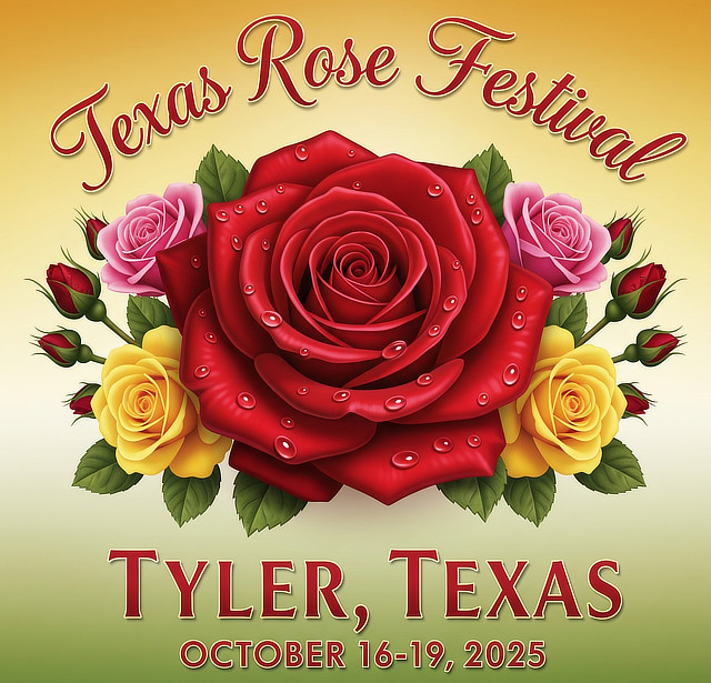 Texas Rose Festival in Tyler on October 16-19, 2025 ... click for details