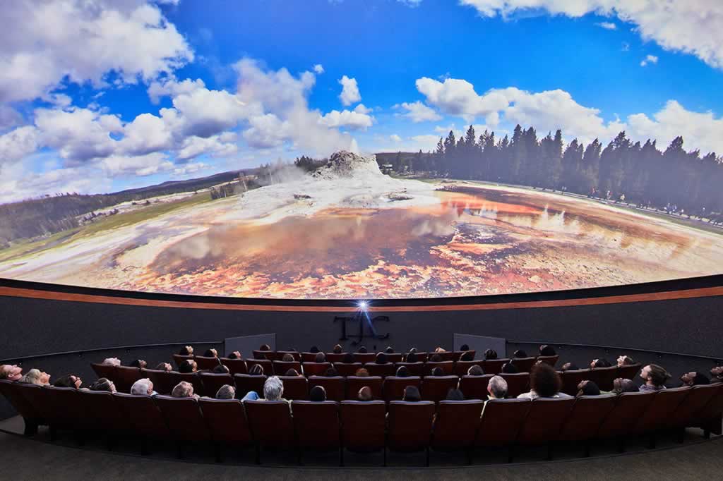Interior of the TJC Planetarium in Tyler Texas