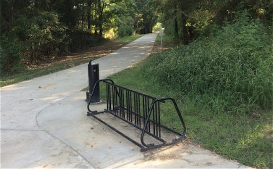 Scene along Legacy Trails near Mahar Road in Tyler Texas