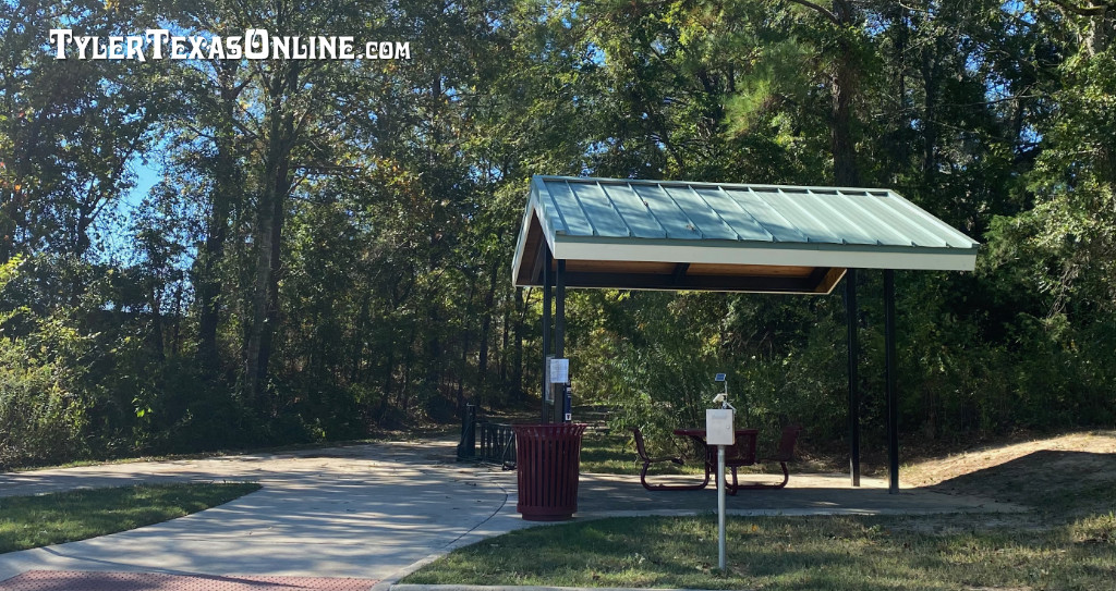 Scene near the Three Lakes Trail Head on the Legacy Trails in Tyler, Texas