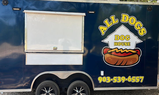 All Dogs Dog House Food Truck in Troup and Tyler Texas