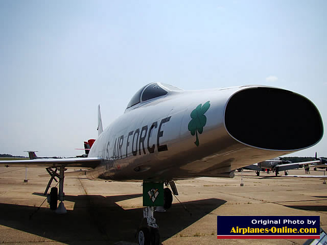 North American F-100 Super Sabre on display at HAMM