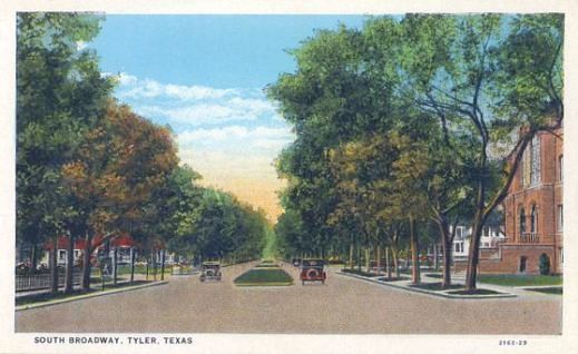 South Broadway Avenue, Tyler Texas, circa 1920s