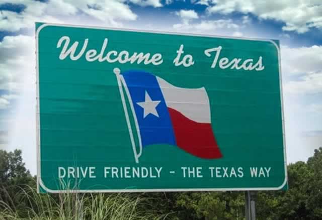 Welcome to Texas! Drive Friendly ... the Texas Way