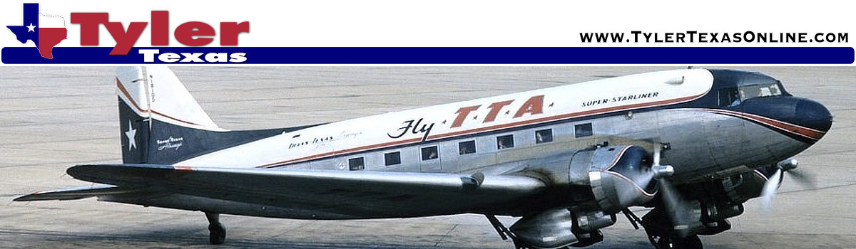 Tyler Pounds Airport in Tyler Texas ... a history of the early years of aviation in East Texas